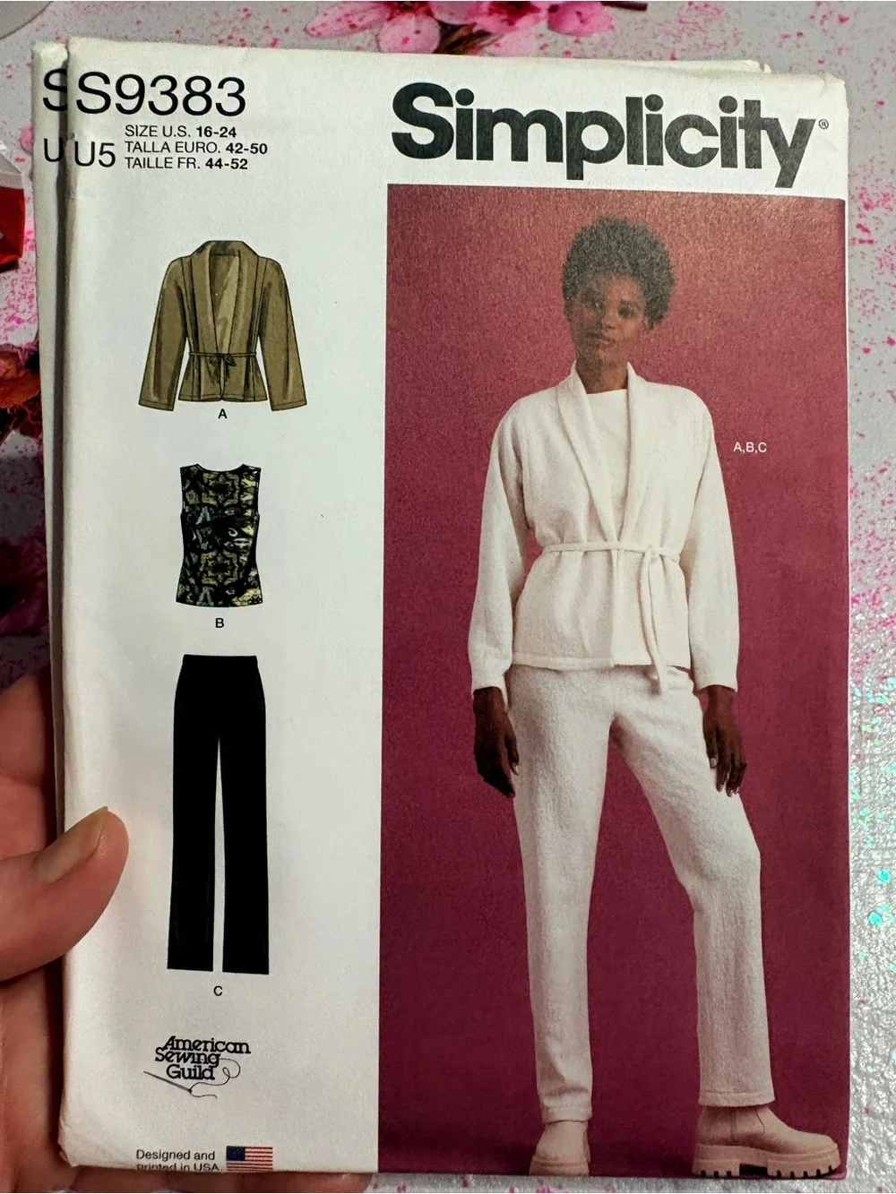 BN UNCUT SIMPLICITY 9383 U5 PLUS SIZE SEWING PATTERNS BUSINESS SUIT